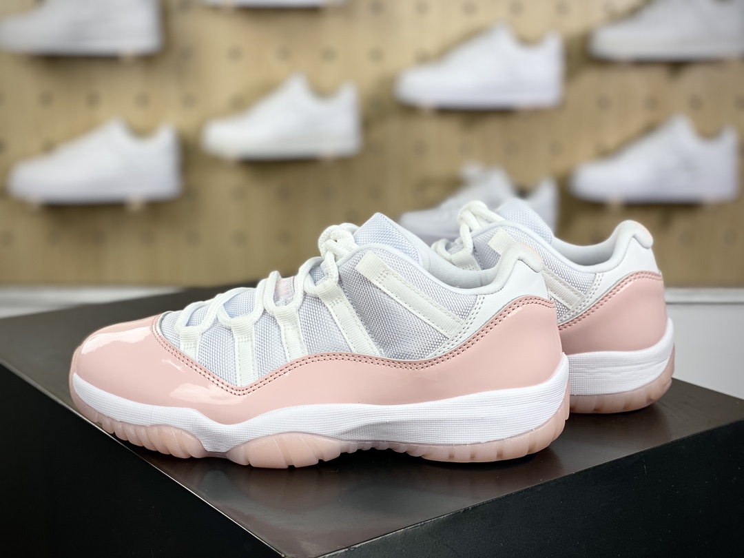 350 耐克Nike Wmns Air Jordan 11 Retro Low"Legend Pink"AJ11代篮球鞋“漆皮传奇粉白”AH7860-160