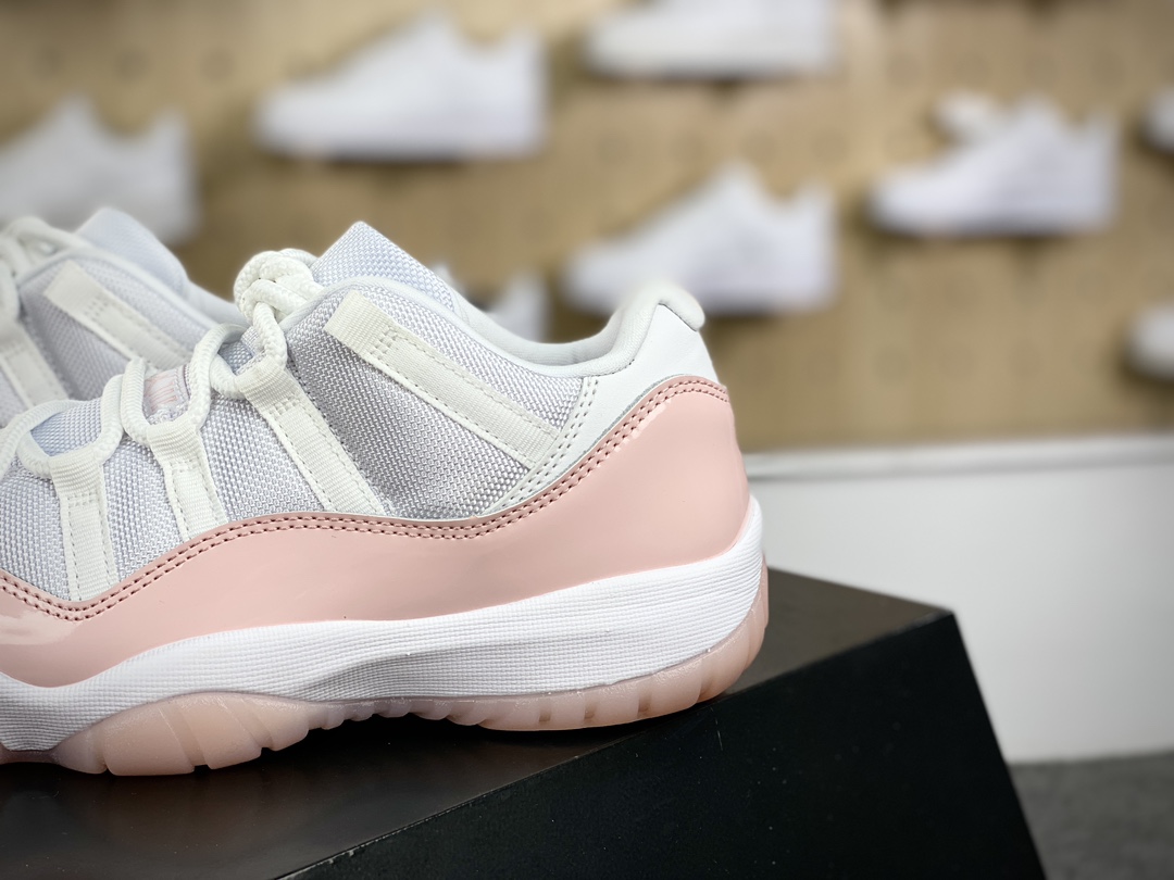 350 耐克Nike Wmns Air Jordan 11 Retro Low"Legend Pink"AJ11代篮球鞋“漆皮传奇粉白”AH7860-160