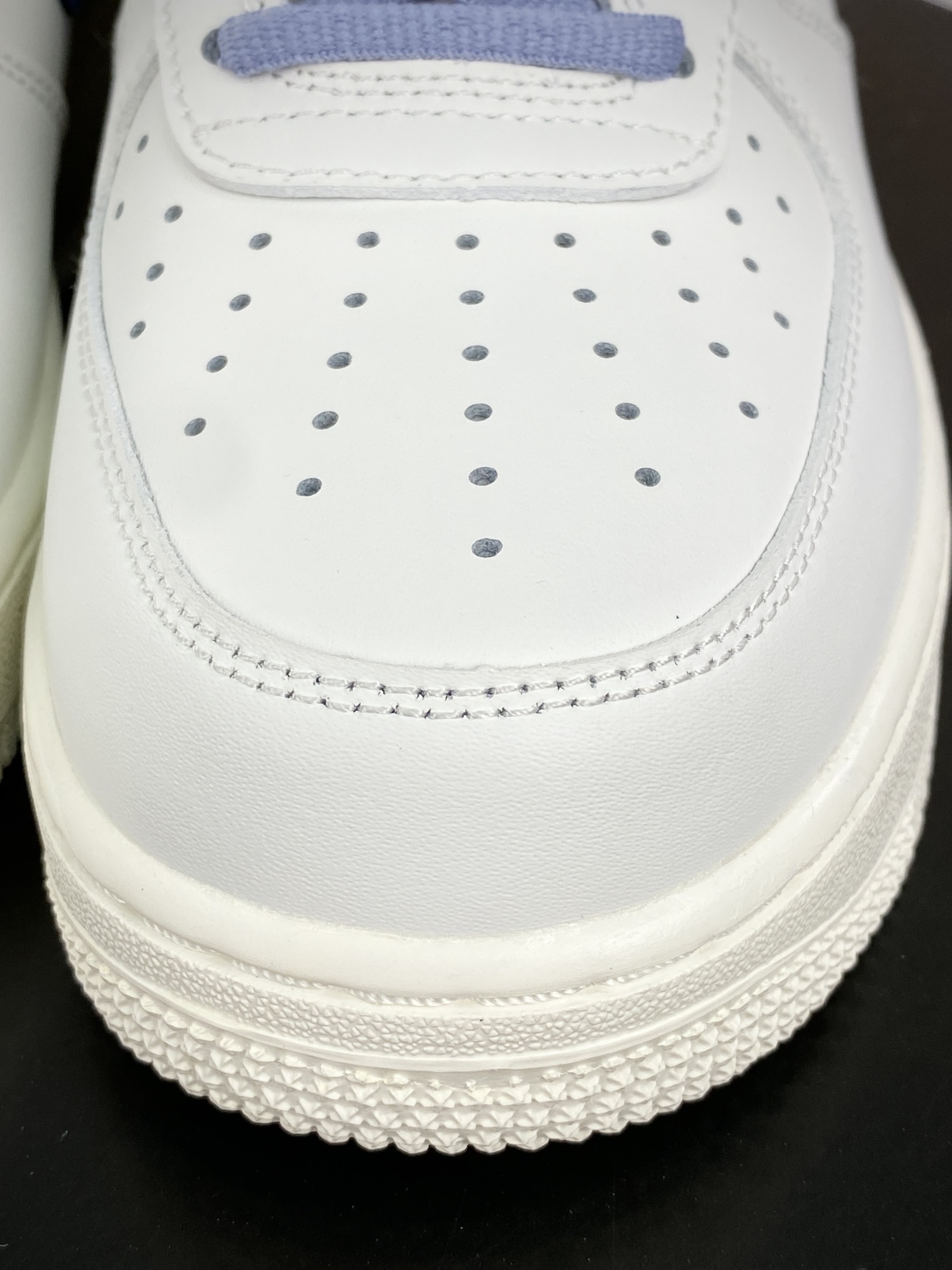 200 耐克Nike Air Force 1’07 Low GS"White/Lnk Lavender"空军一号板鞋“皮革米白淡薰衣草蓝”CQ5059-108