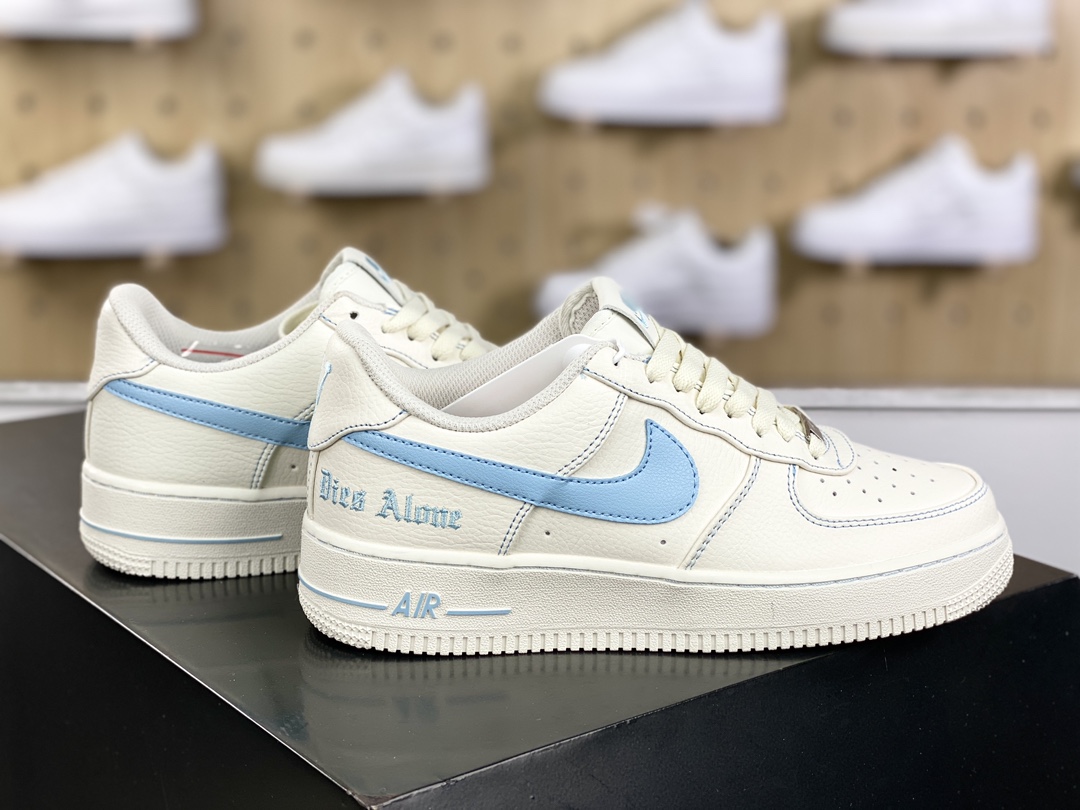 240 男VLONE x Nike Air Force 1 '07 LV8 Low"White/Khaki"空军一号系列板鞋 AA5360-008