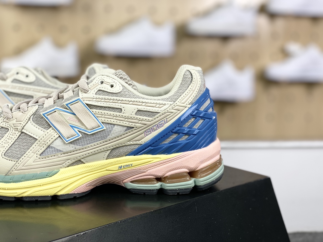 240 NB新百伦New Balance M1906U系列低帮复古老爹风休闲运动慢跑鞋“米灰黄彩”M1906NC