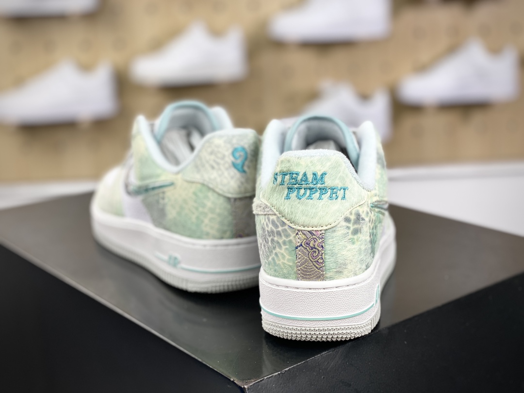 320 古驰Gucci x Nike Air Force 1’07 Low"Year of the Dragon"空军一号板鞋“白青龙三太子敖丙”FA1232-001