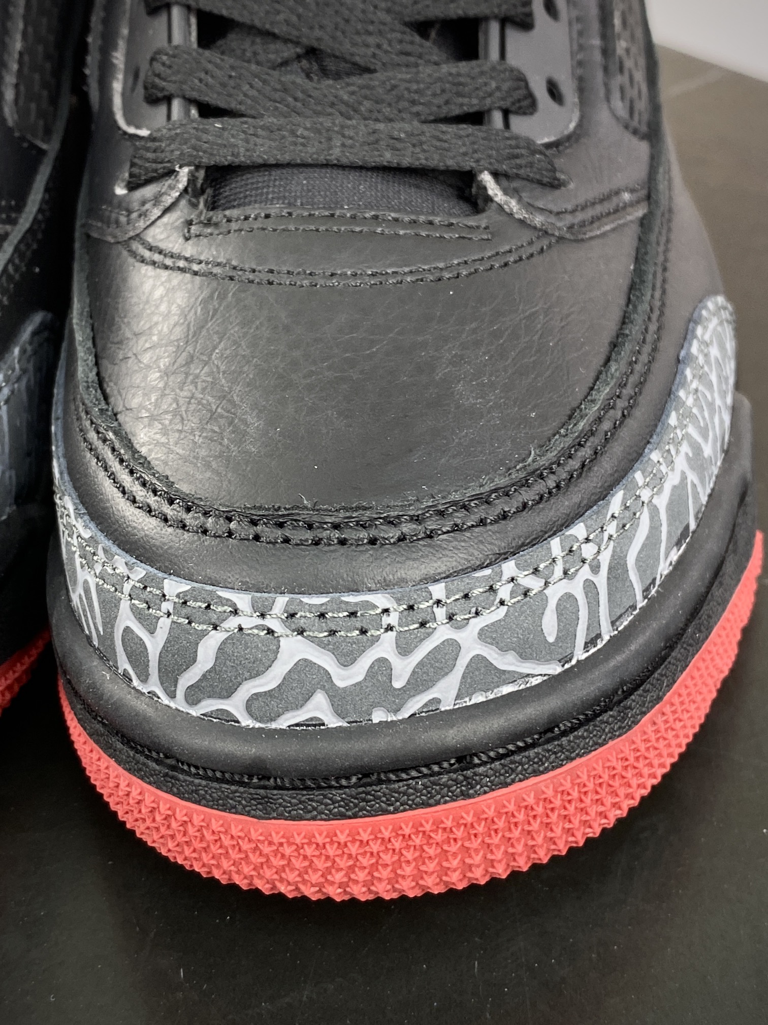 240 耐克Nike Air Jordan Spizike Low"Bred"斯派克李混合系列低帮篮球鞋“公牛黑红爆裂纹”FQ1759-006