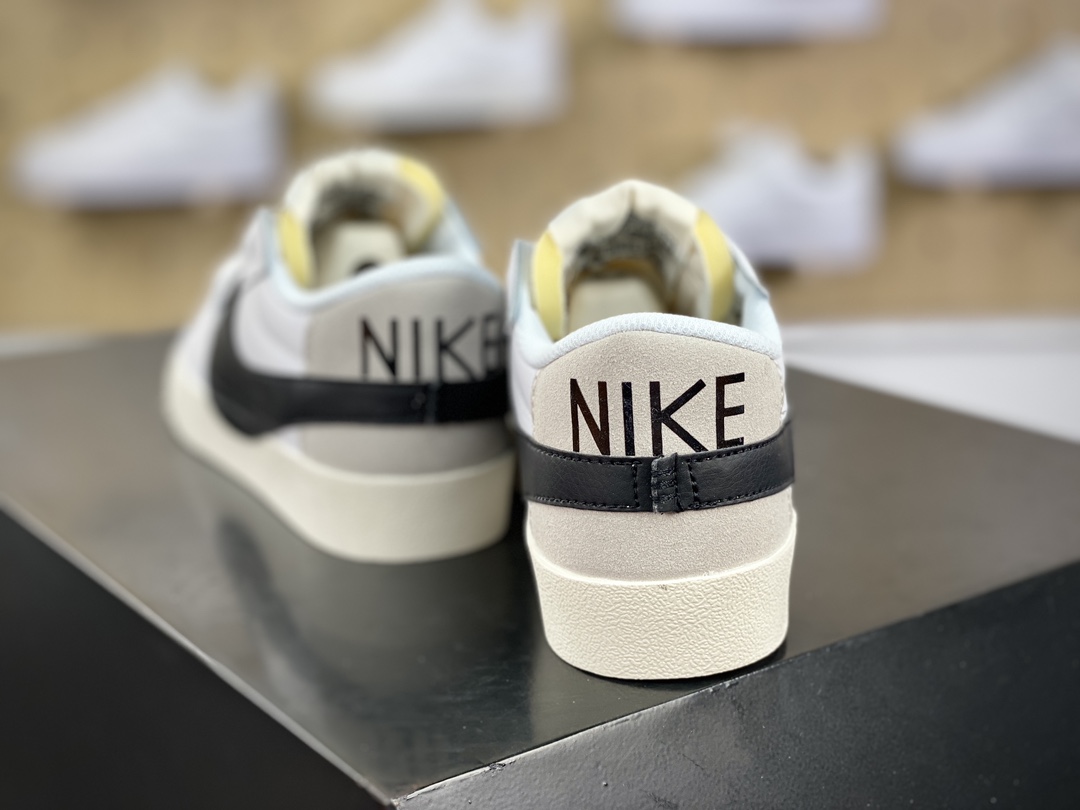 140 耐克Nike Blazer 77 Low Jumbo"Light Pink/White/Brown"1977开拓者板鞋“皮革白黑”