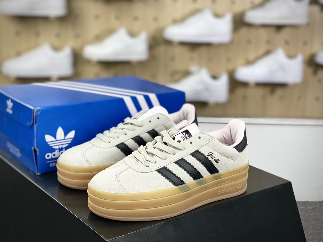 160 阿迪达斯Adidas Originals Gazelle Bold W 羚羊松糕板鞋