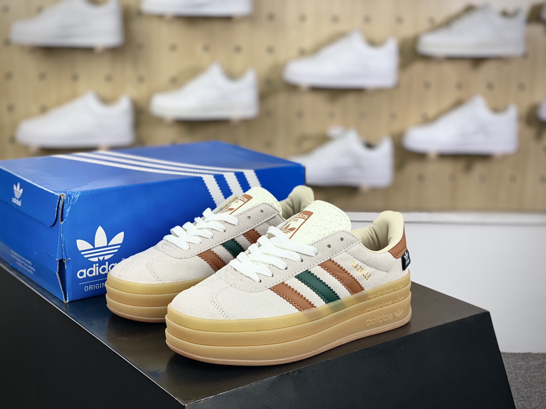 160 阿迪达斯Adidas Originals Gazelle Bold W 羚羊松糕板鞋