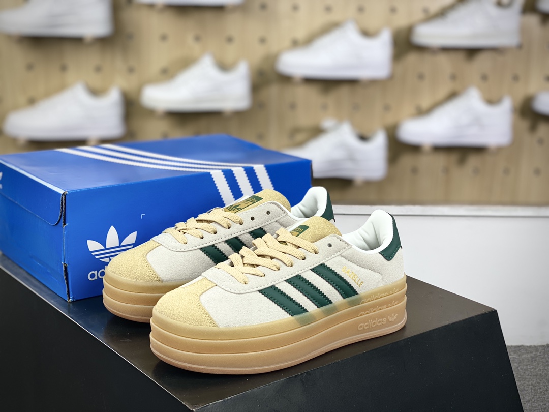 160 阿迪达斯Adidas Originals Gazelle Bold W 羚羊松糕板鞋