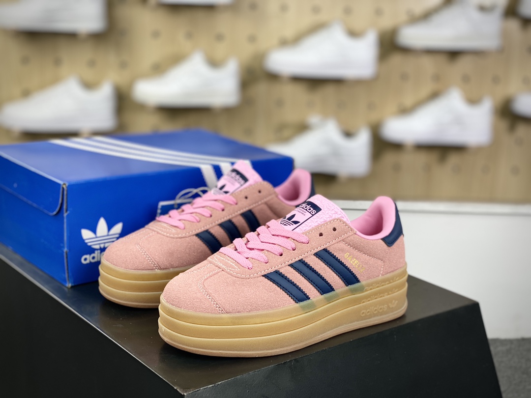 160 阿迪达斯Adidas Originals Gazelle Bold W 羚羊松糕板鞋