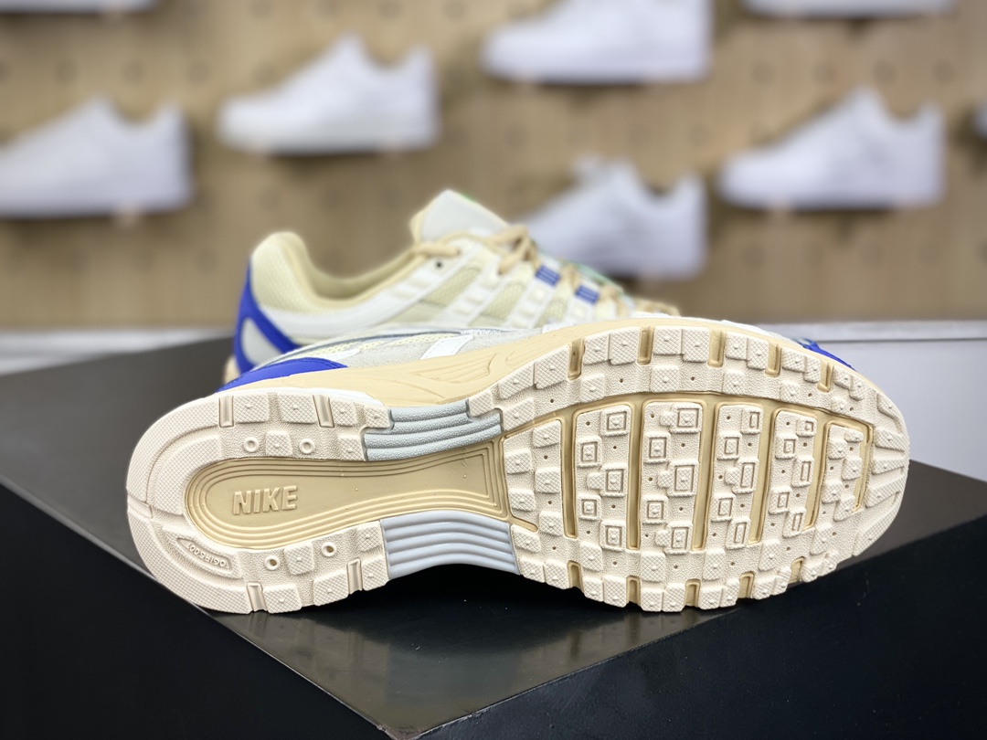 220 耐克Nike P-6000"Coconut Milk Blue"系列低帮慢跑鞋“椰奶黄蓝”FJ5443-113