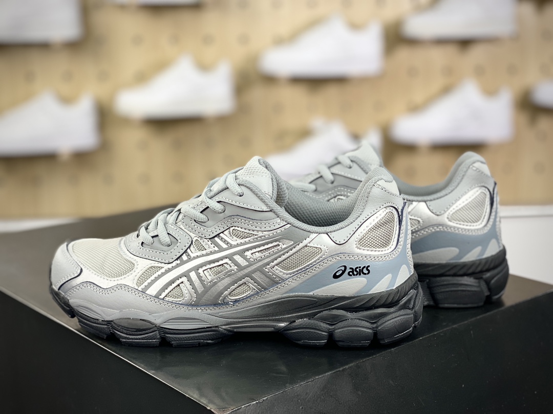 200 亚瑟士/ASICS Gel-Quantum Kinetic"Grey Pure Silver"量子跑步鞋“银灰黑”1203A270-022