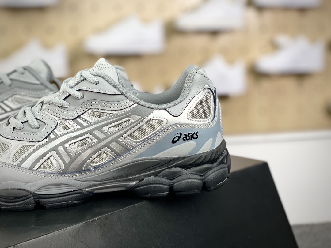 200 亚瑟士/ASICS Gel-Quantum Kinetic"Grey Pure Silver"量子跑步鞋“银灰黑”1203A270-022