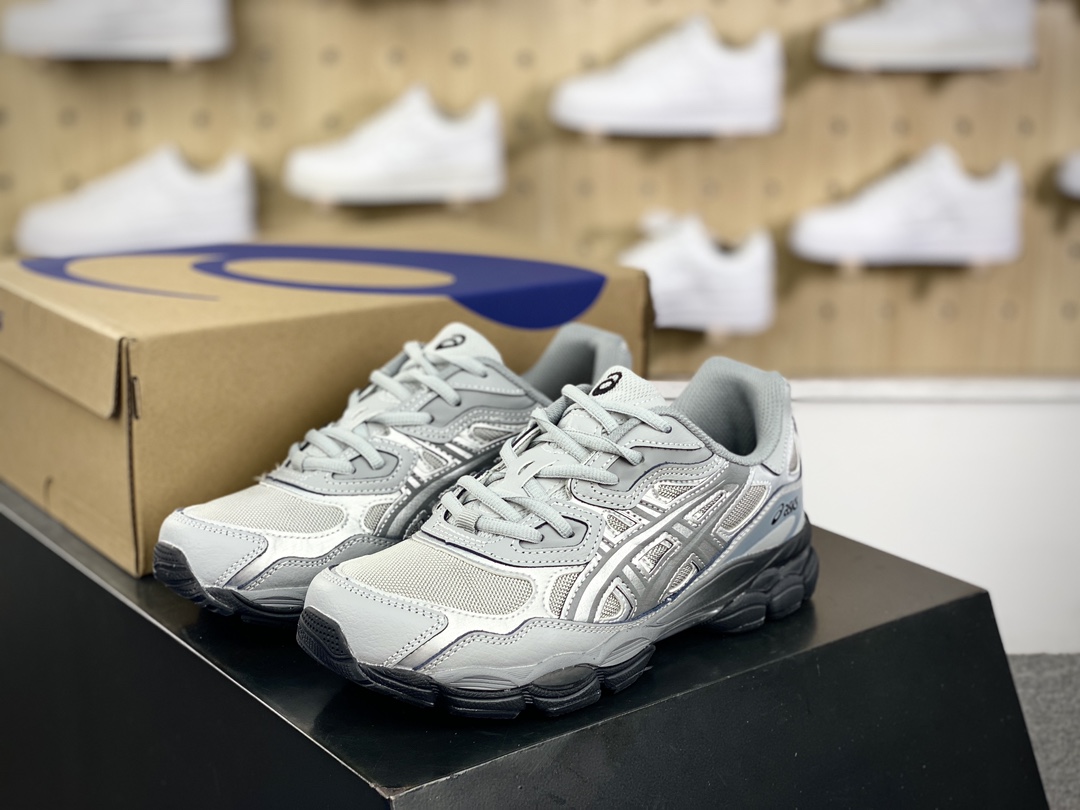 200 亚瑟士/ASICS Gel-Quantum Kinetic”Grey Pure Silver”量子跑步鞋“银灰黑”1203A270-022