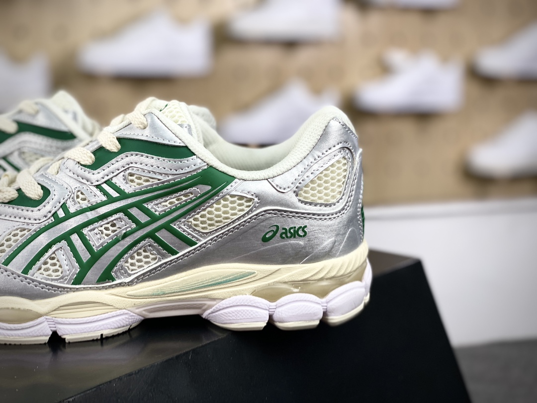 200 亚瑟士/ASICS Gel-Quantum Kinetic"Grey Pure Silver"量子跑步鞋“银灰绿”1201A971-200