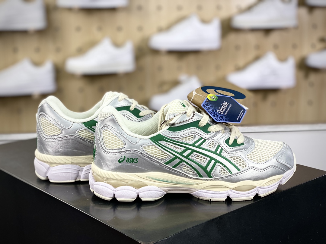 200 亚瑟士/ASICS Gel-Quantum Kinetic"Grey Pure Silver"量子跑步鞋“银灰绿”1201A971-200