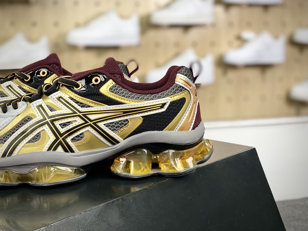 240 ASICS Gel-Quantum Kinetic"Carbon Pure Gold"量子跑步鞋“银灰黑金”1203A270-021