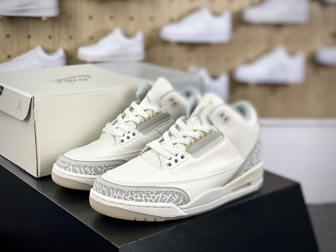 260 耐克Nike Air Jordan 3 Retro”Craft Ivory”迈克尔·乔丹AJ3代中帮篮球鞋“象牙白氧化黄”FJ9479-100