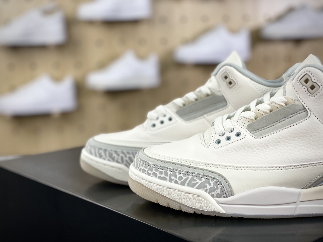 260 耐克Nike Air Jordan 3 Retro"Craft Ivory"迈克尔·乔丹AJ3代中帮篮球鞋“象牙白氧化黄”FJ9479-100