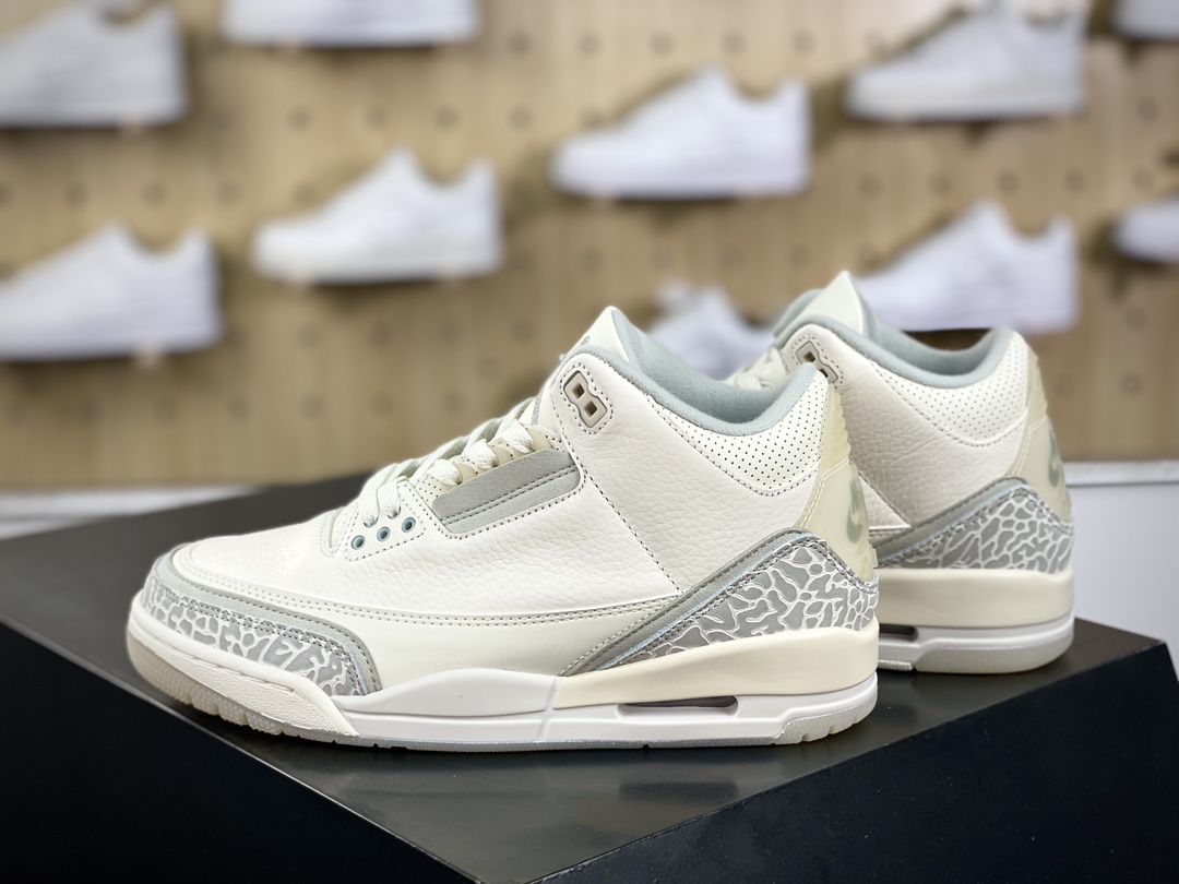 260 耐克Nike Air Jordan 3 Retro"Craft Ivory"迈克尔·乔丹AJ3代中帮篮球鞋“象牙白氧化黄”FJ9479-100