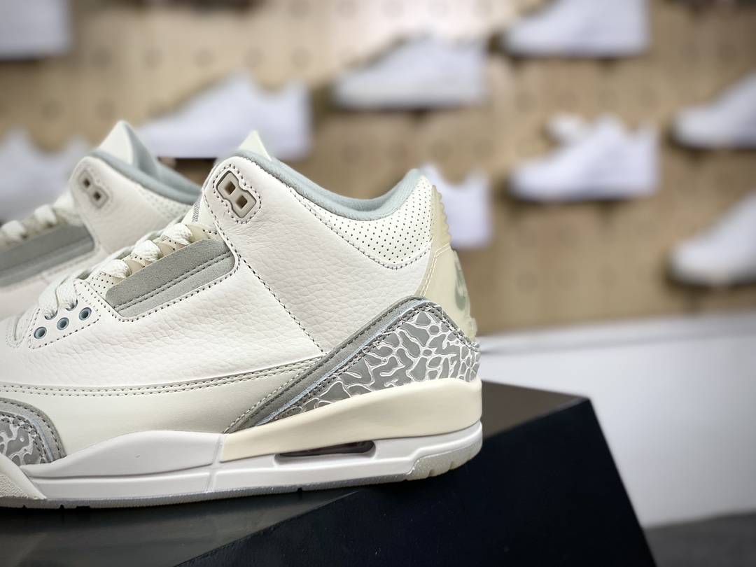 260 耐克Nike Air Jordan 3 Retro"Craft Ivory"迈克尔·乔丹AJ3代中帮篮球鞋“象牙白氧化黄”FJ9479-100