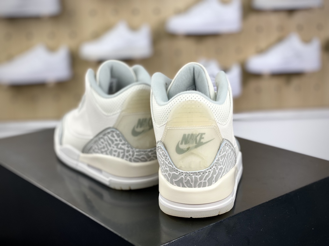 260 耐克Nike Air Jordan 3 Retro"Craft Ivory"迈克尔·乔丹AJ3代中帮篮球鞋“象牙白氧化黄”FJ9479-100