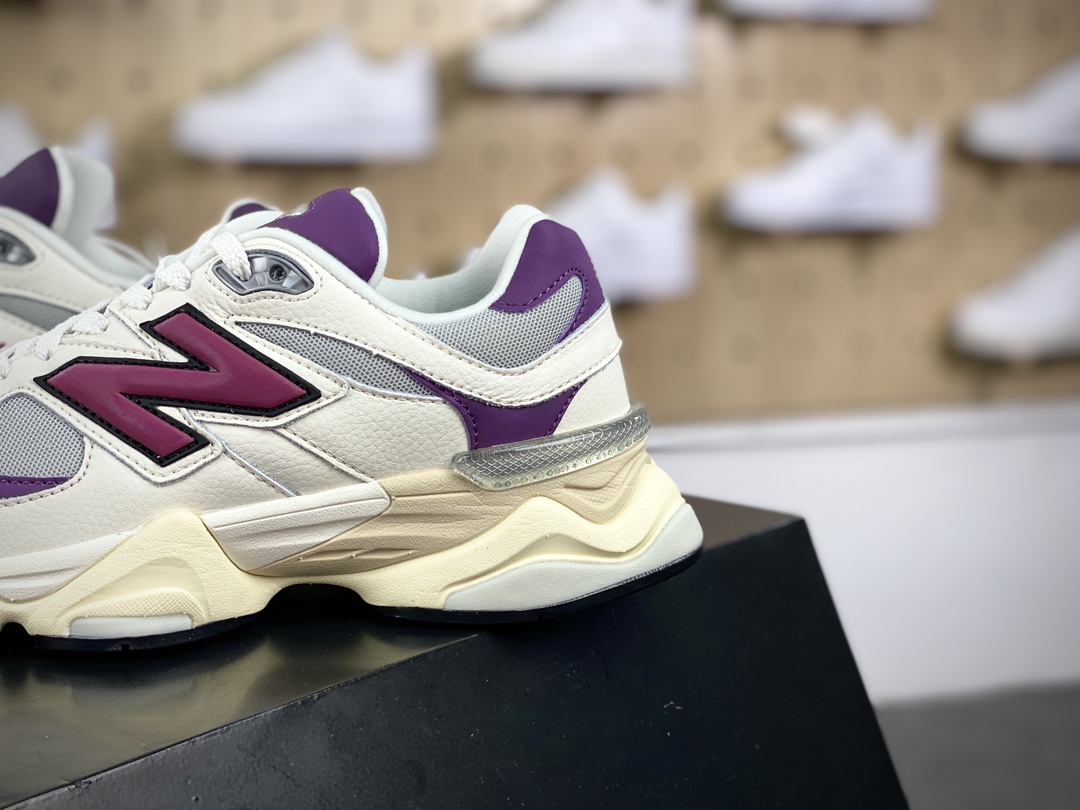 300 新百伦New Balance 9060"Magenta"系列复古百搭跑步鞋“奶白深紫品红”U9060ESC