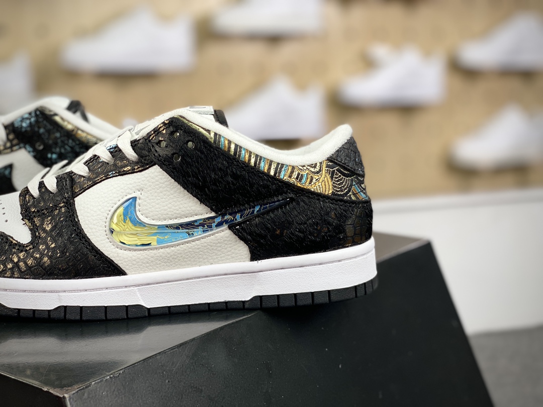 280 耐克Nike SB Dunk Low Retro"Year of the Dragon"扣篮板鞋“黑白彩色三太子敖丙”DV0831-101