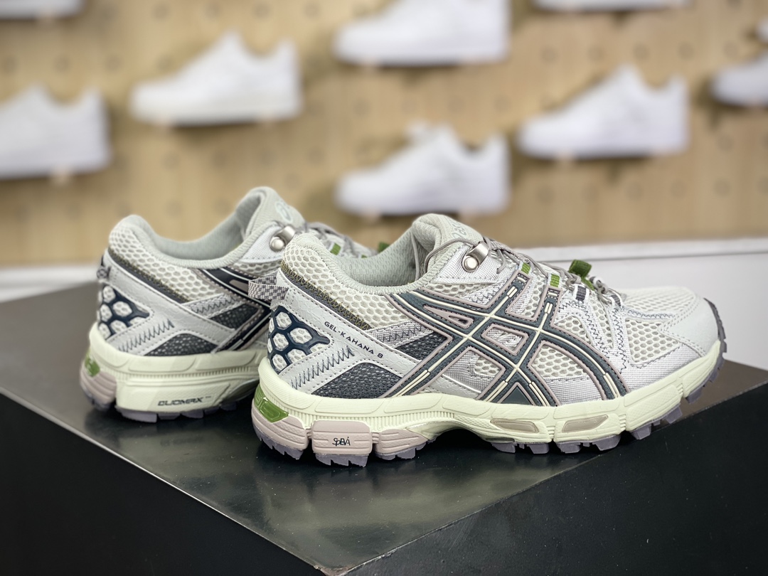 180 ASICS/亚瑟士 Tiger Gel-Kahana 8代系列低帮跑步鞋“浅灰灰黑”1012B634-020