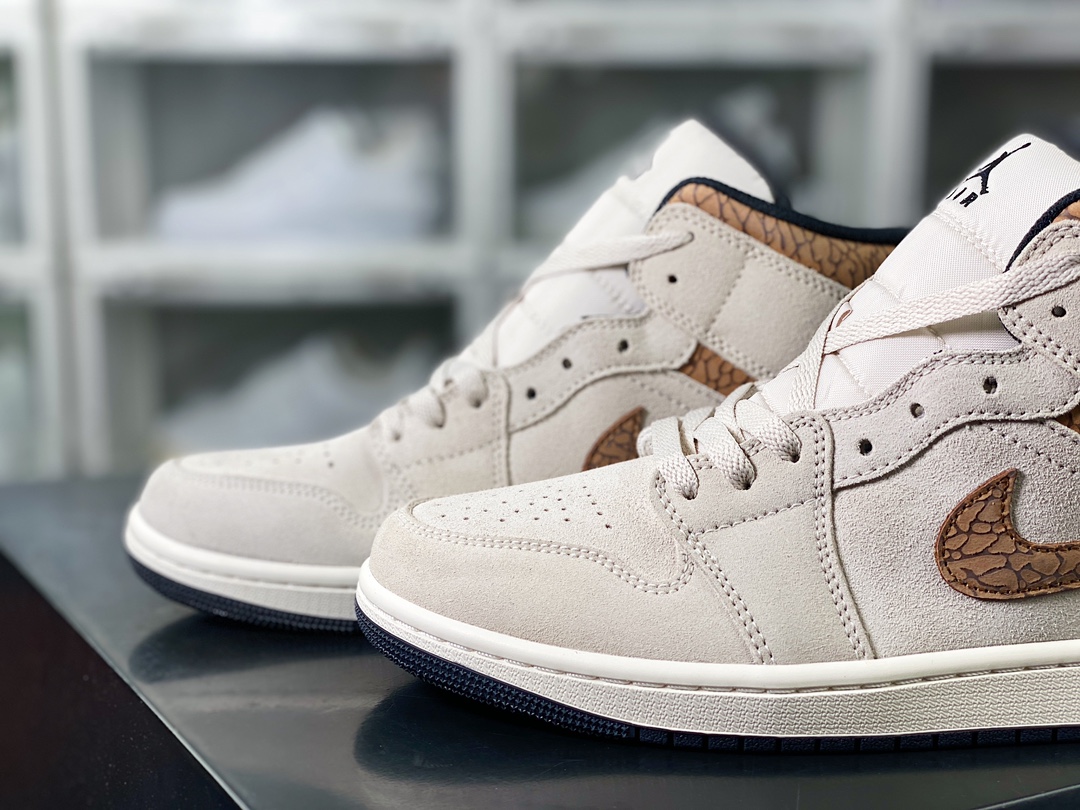260 Air Jordan 1 Mid”Team Red”AJ1乔丹一代中帮篮球鞋“奶茶”DZ4129-102