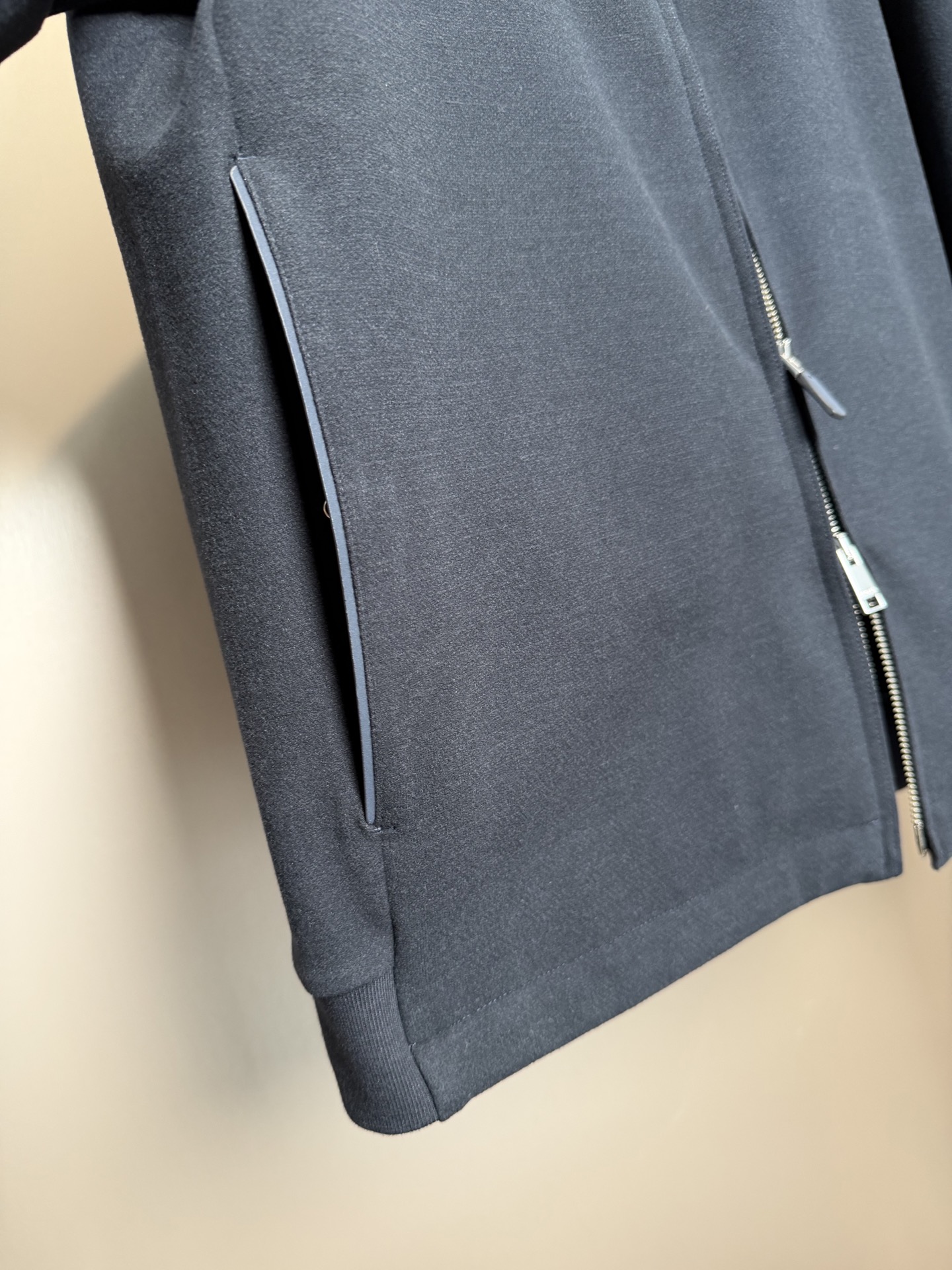 Zegna Navy Zip Jacket and Pants Set