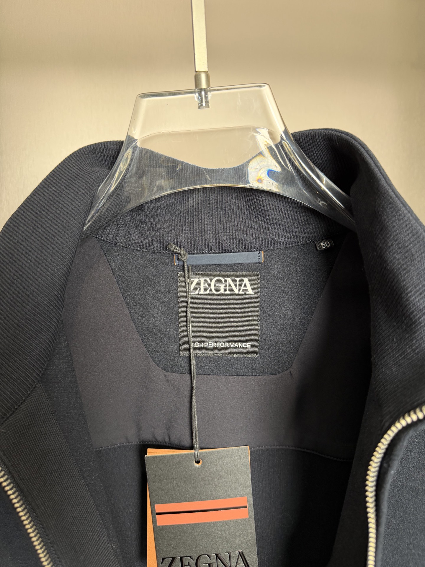 Zegna Navy Zip Jacket and Pants Set