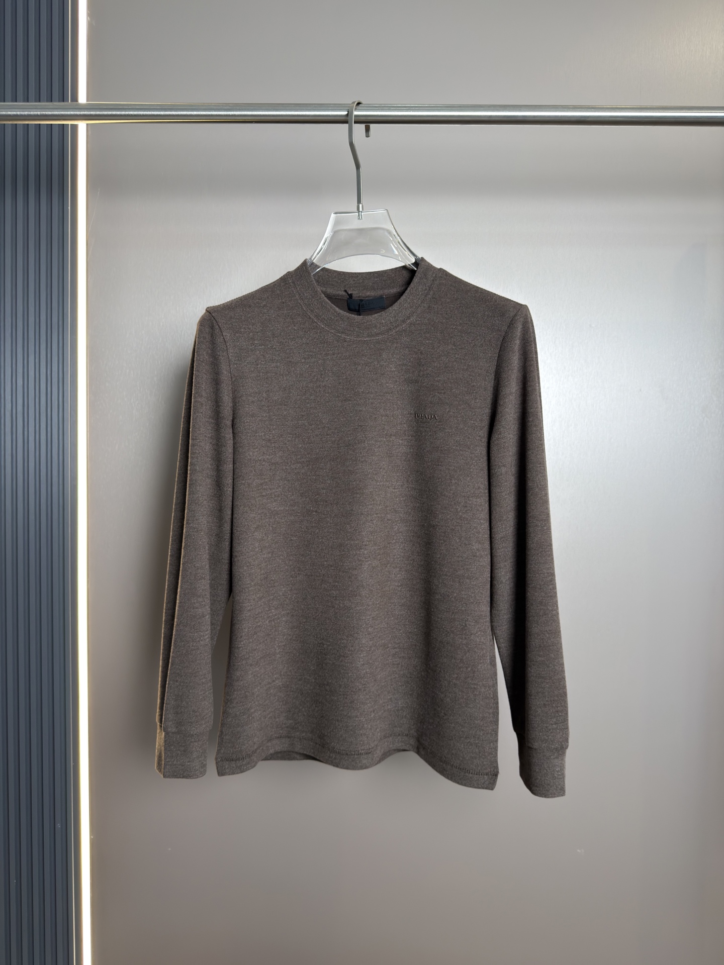 Prada Brown Crewneck Sweater