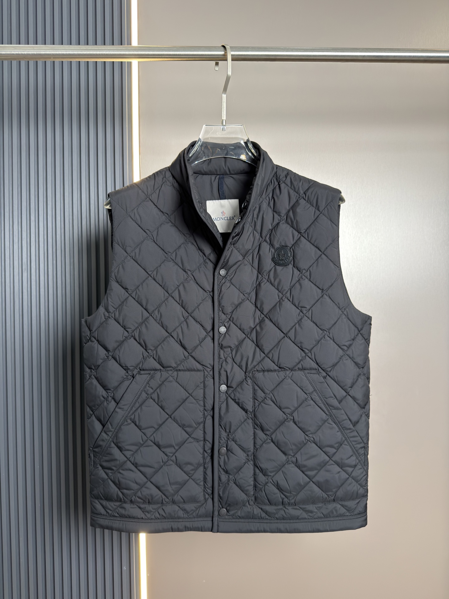 Moncler Black Diamond Quilted Vest
