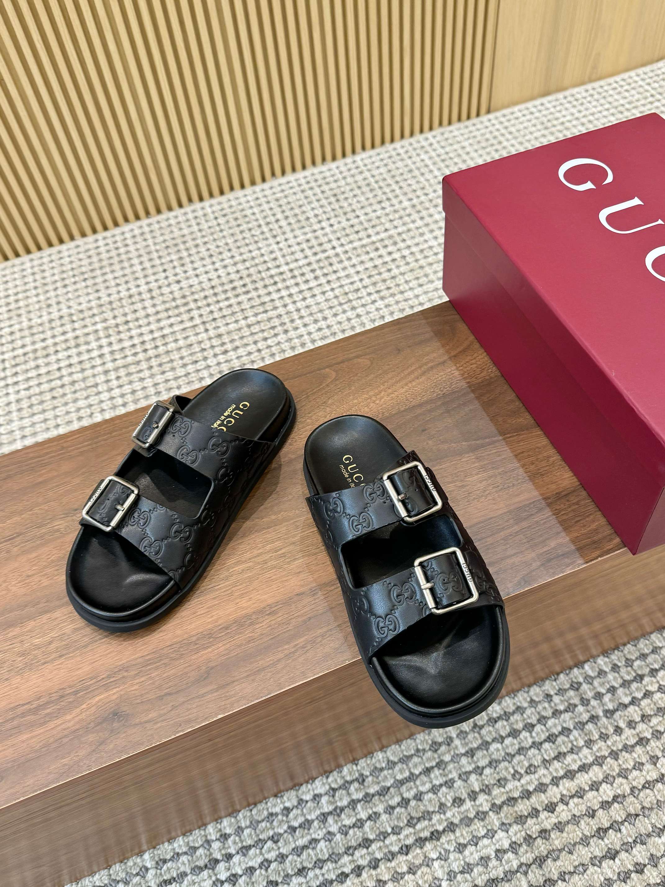 Gucci Interlocking G Embroidered Heeled Mules Slides Sandals for Women 4 a1743926574997 4076