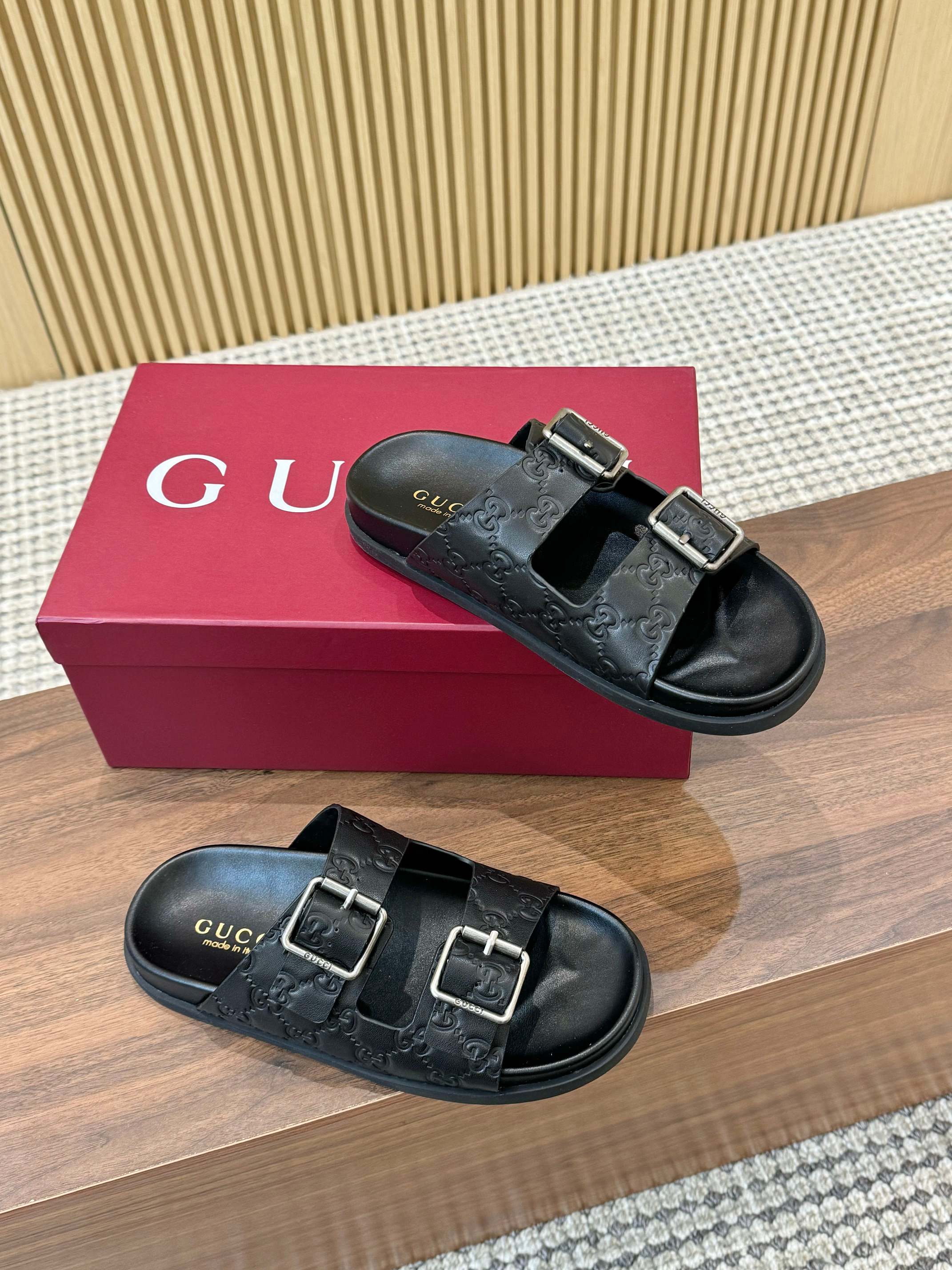 Gucci Interlocking G Embroidered Heeled Mules Slides Sandals for Women 1 Gucci Interlocking G Embroidered Heeled Mules Slides Sandals for Women