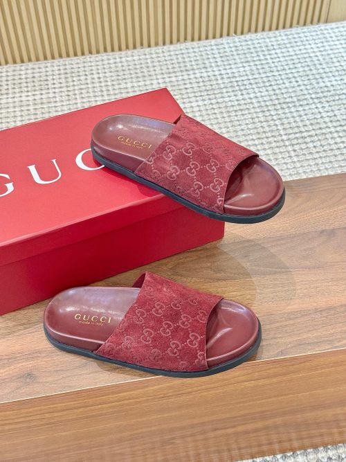 Gucci Interlocking G Red Velvet Mules Sandals - Stylish & Comfortable 14 Gucci Interlocking G Red Velvet Mules Sandals - Stylish & Comfortable