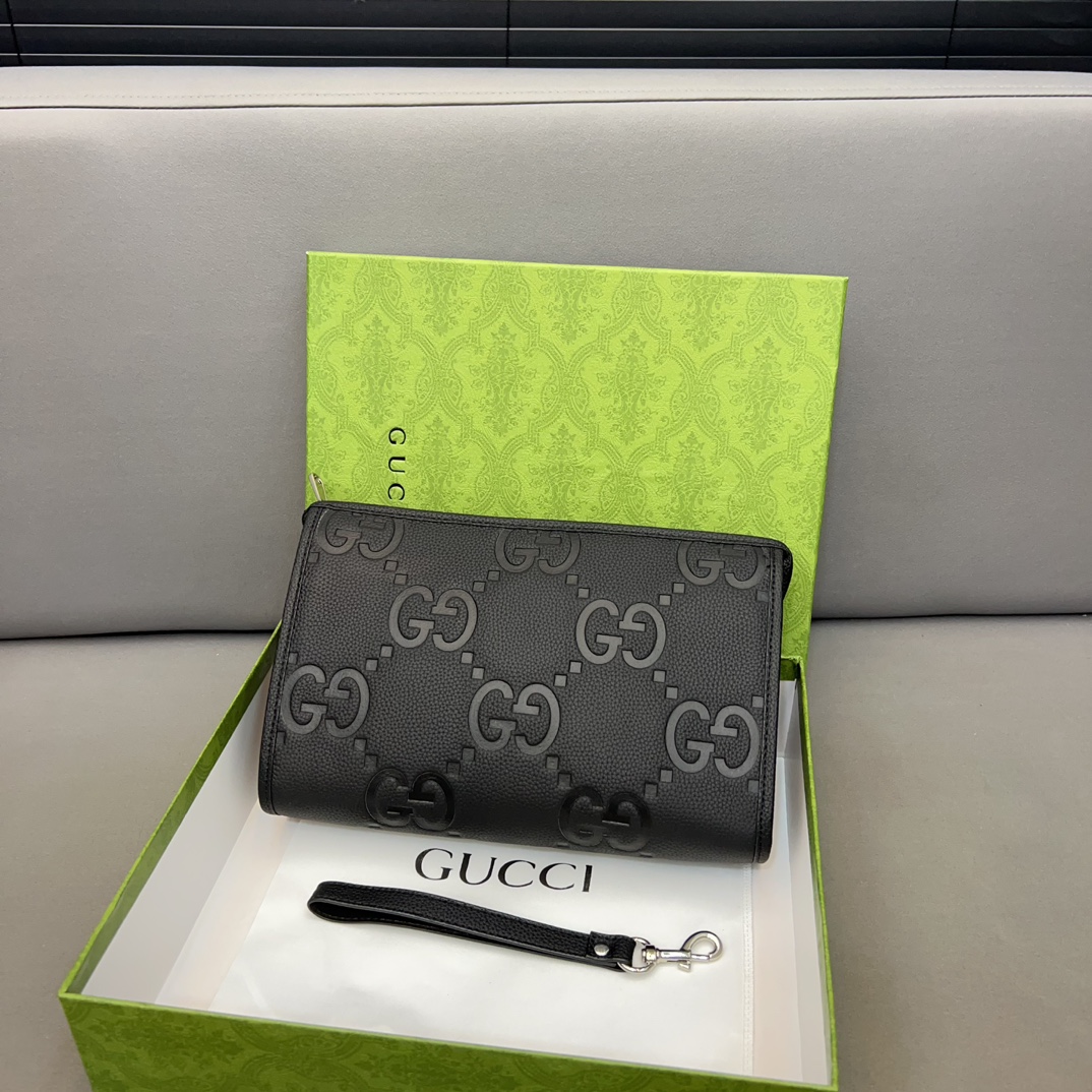 Gucci Pochettes & Sacs de Soirée Sac À Cosmétique Meilleure réplique de qualité
 Serti diamants Hommes Cuir vache