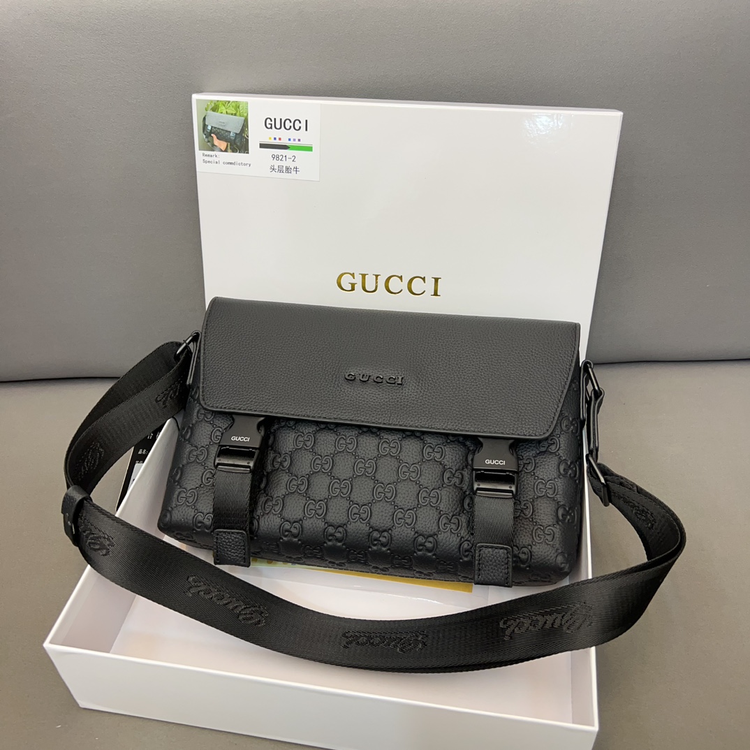 Gucci Sacs À Bandoulière & À Épaule Sacs Besace Serti de diamants Hommes Cuir vache