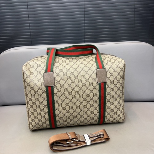 Gucci Web Print Duffle Bag - Iconic Design, Spacious Travel Companion 1 Gucci Web Print Duffle Bag - Iconic Design, Spacious Travel Companion