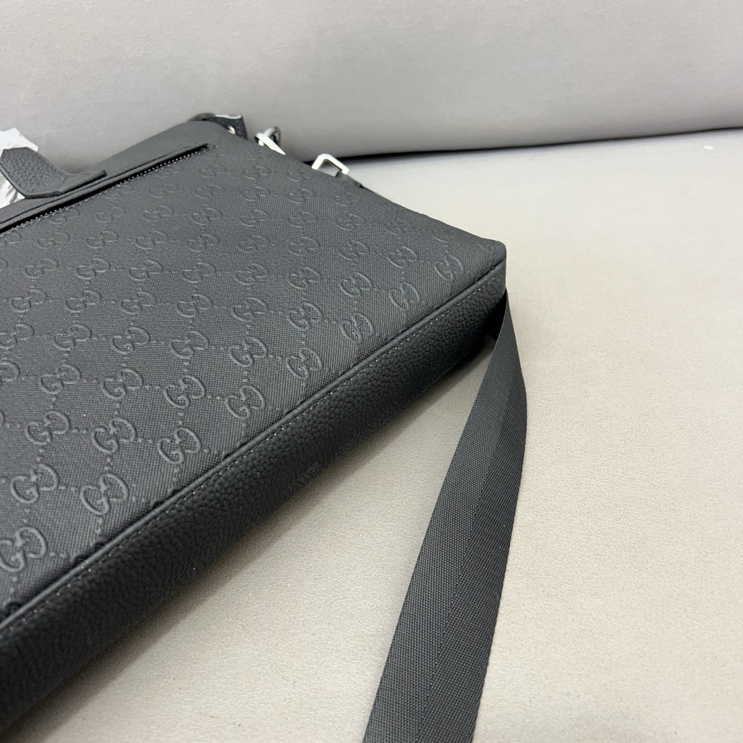 Luxury Gucci Men’s Bullskin Briefcase Computer Bag: High-End Quality, 38 x 27 cm. - 图片 6