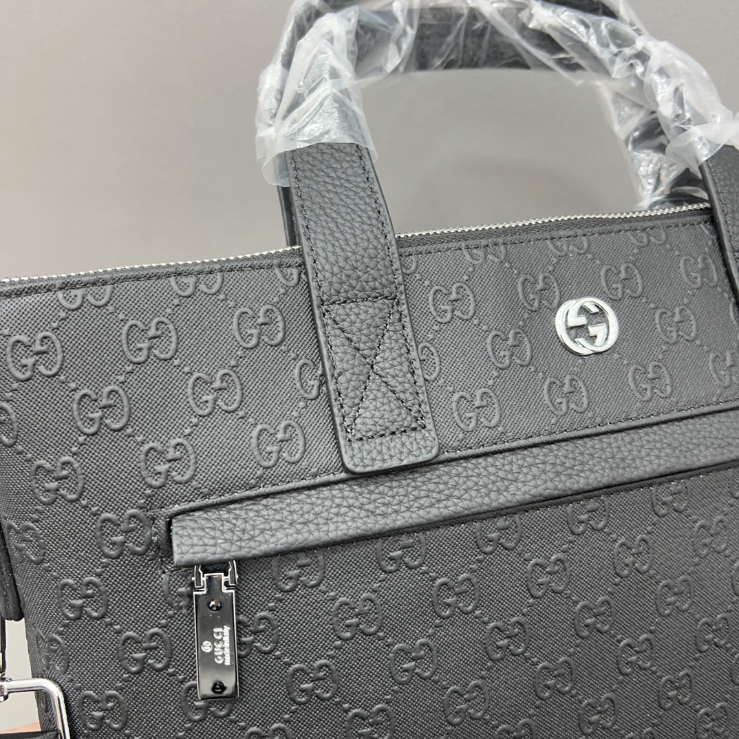 Luxury Gucci Men’s Bullskin Briefcase Computer Bag: High-End Quality, 38 x 27 cm. - 图片 7