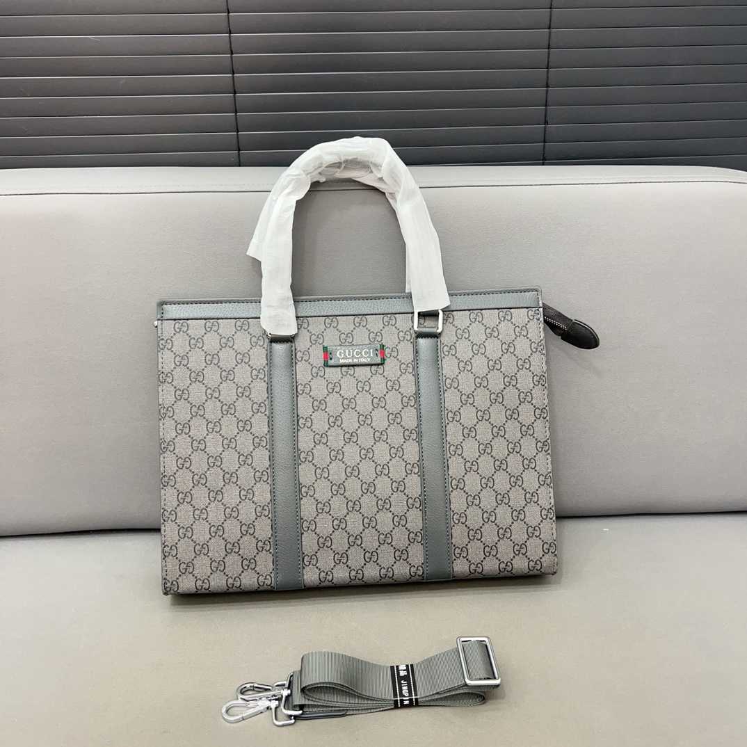 Gucci Man’s High-End Briefcase Computer Bag with Dustproof Bag, 38 x 27 cm. - 图片 1