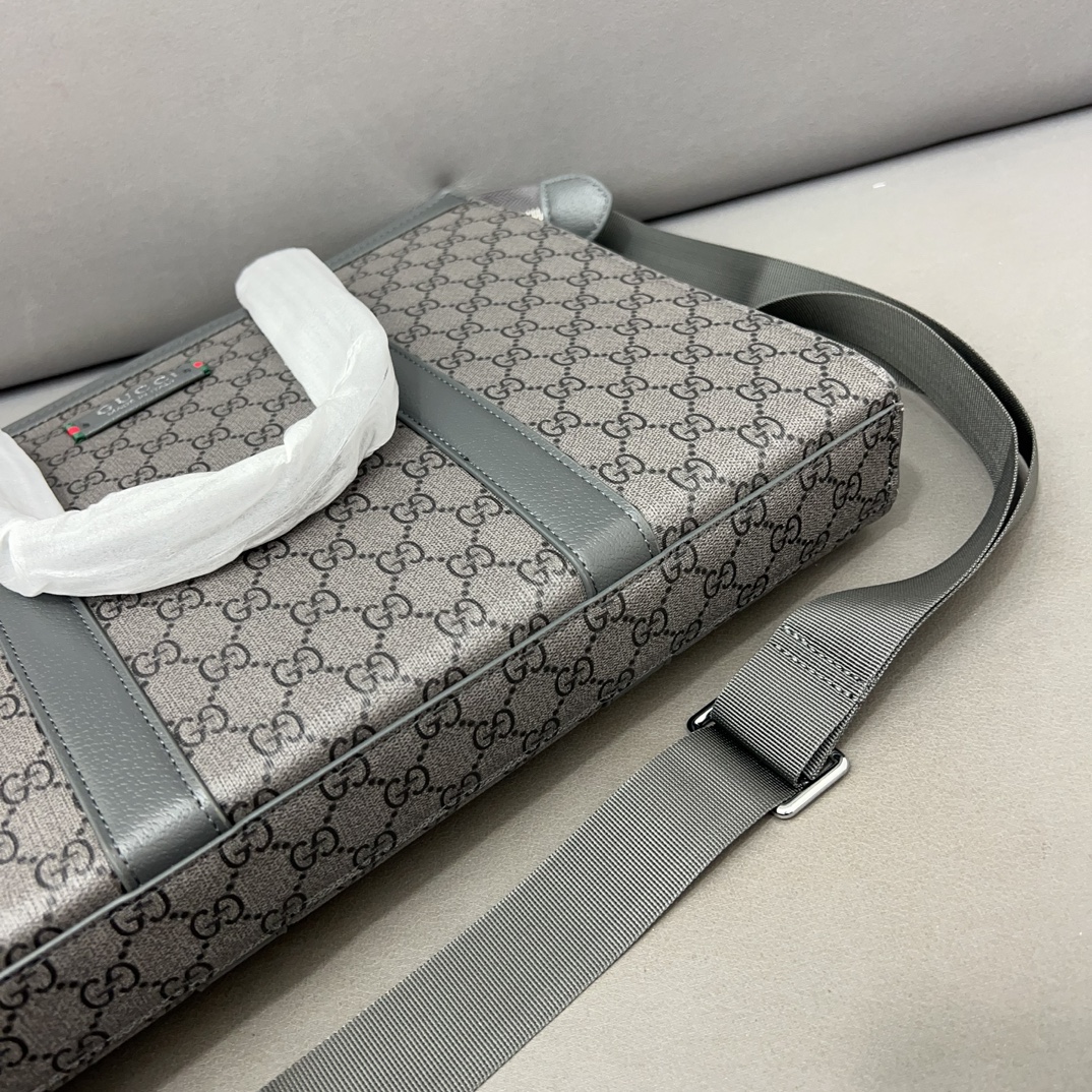 Gucci Man’s High-End Briefcase Computer Bag with Dustproof Bag, 38 x 27 cm. - 图片 8