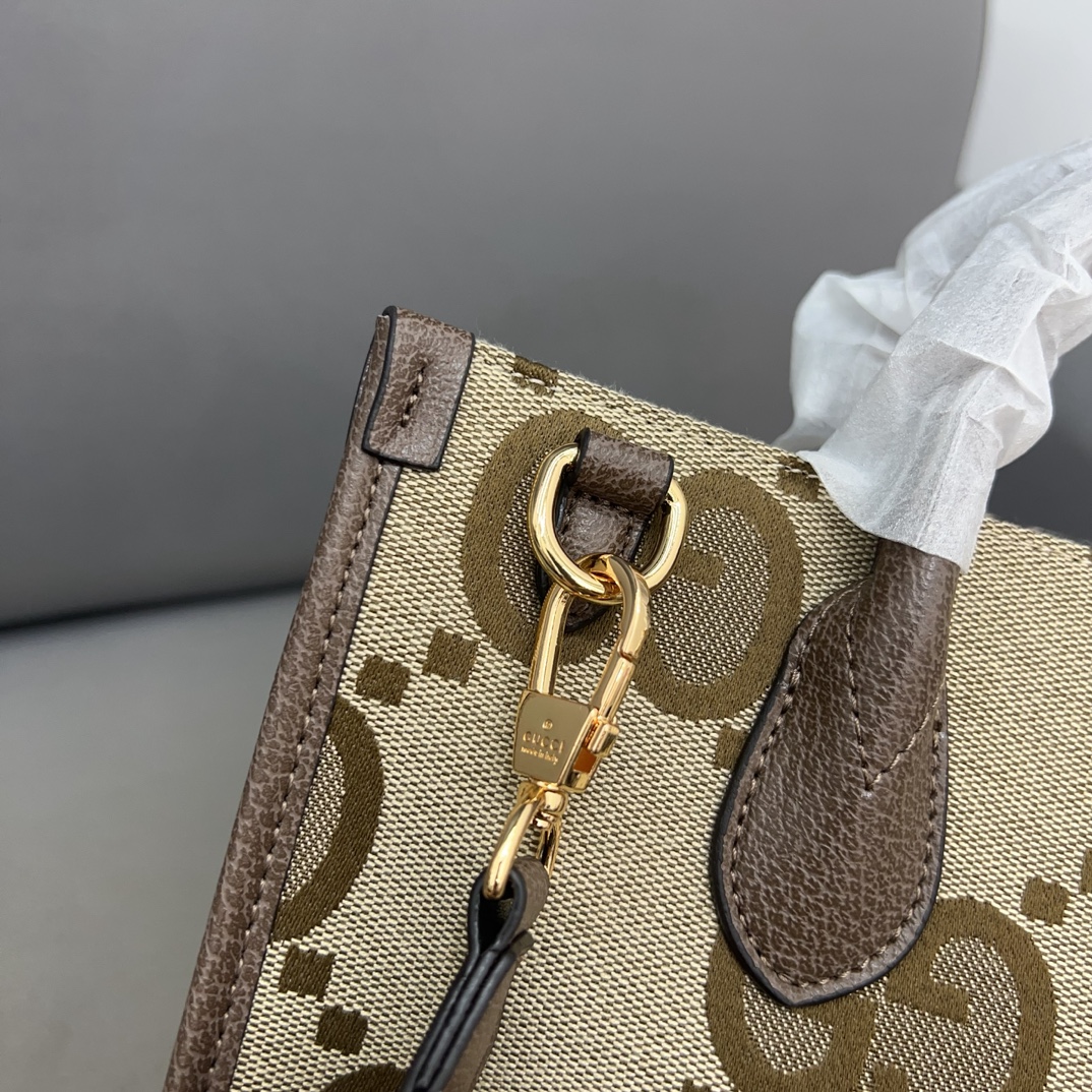 Gucci Handbag Collection: G-Tot Bag Briefcases in Classic Plant Fabric, 31 x 26 cm. - 图片 8