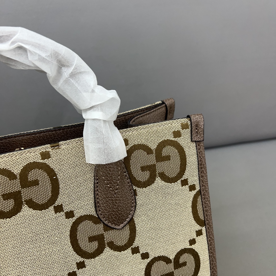 Gucci Handbag Collection: G-Tot Bag Briefcases in Classic Plant Fabric, 31 x 26 cm. - 图片 7