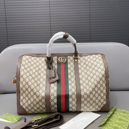 Gucci Savoy Large Duffle Bag Carry-on Luggage Handbag, Crossbody Travel Bag 1 Gucci Savoy Large Duffle Bag Carry-on Luggage Handbag, Crossbody Travel Bag