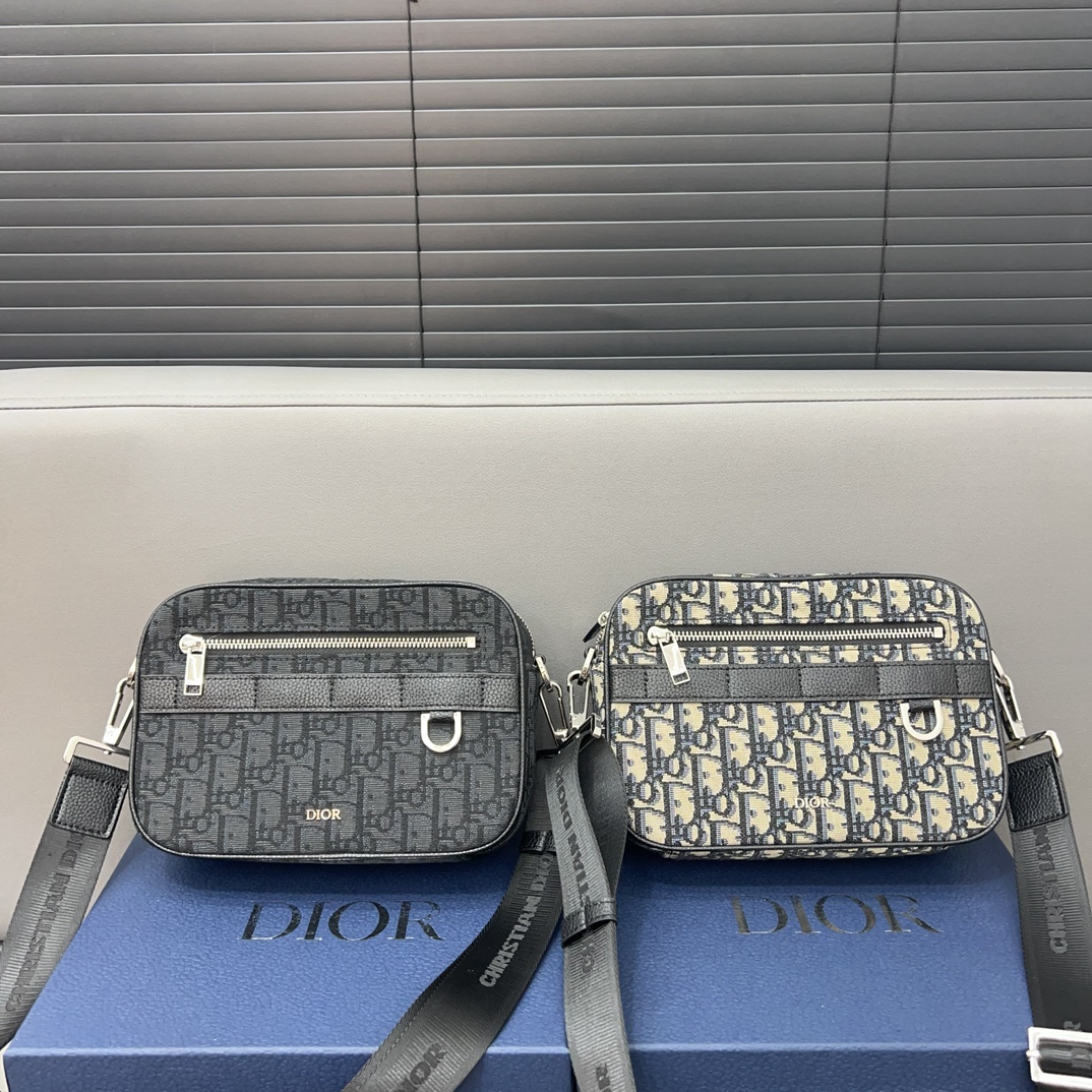 Dior Tassen Camera Tas Schoudertas Messenger Tas Borduurwerk Unisex Breien