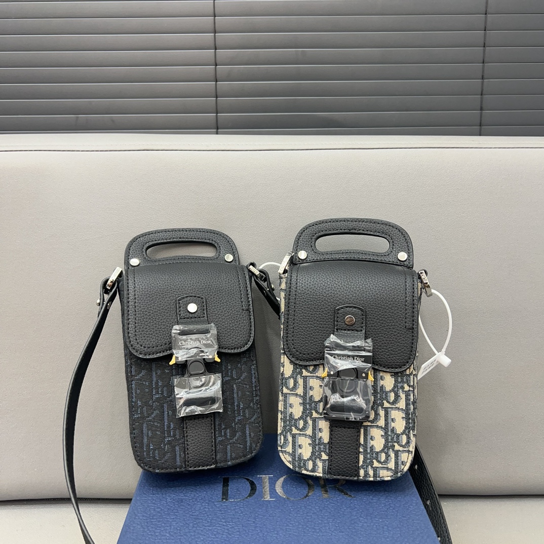 Dior Tassen Schoudertas Mini Tas Borduurwerk Unisex Breien