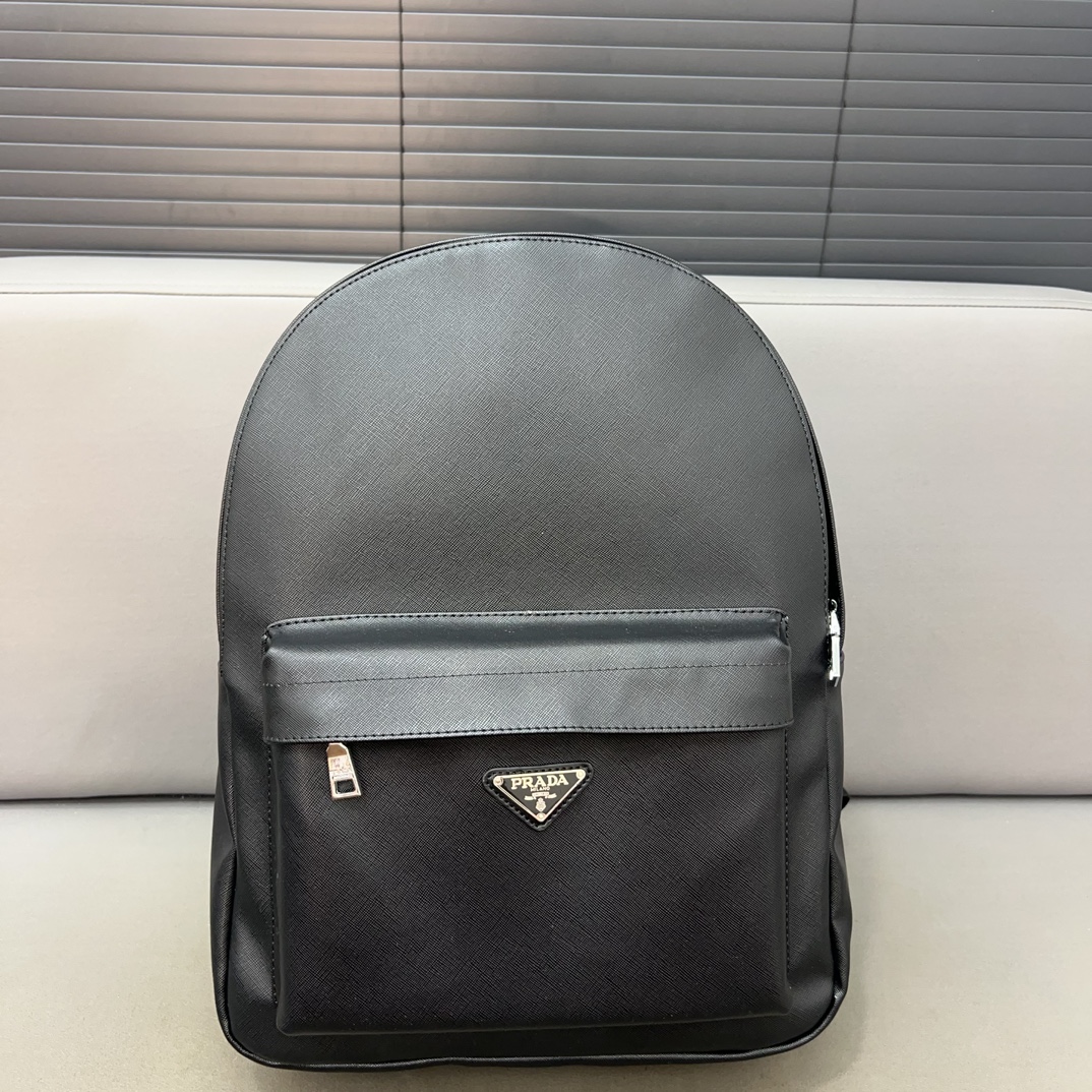 Prada Taschen Rucksack Mit Diamanten besetzt Leinwand Nylon