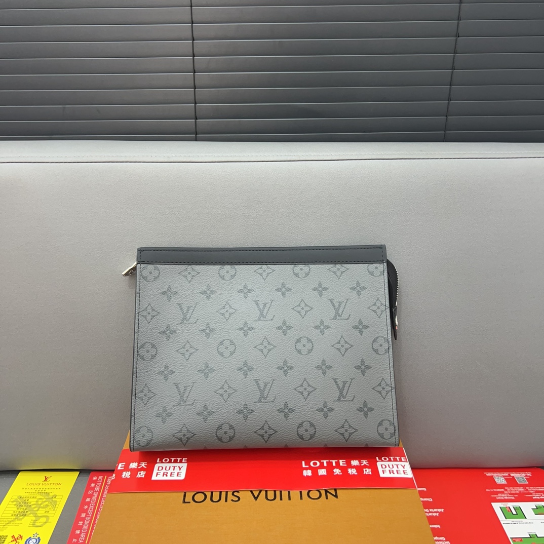 Louis Vuitton Taschen Handtaschen Kupplungsbeutel Kosmetiktaschen Mit Diamanten besetzt Männer Pochette