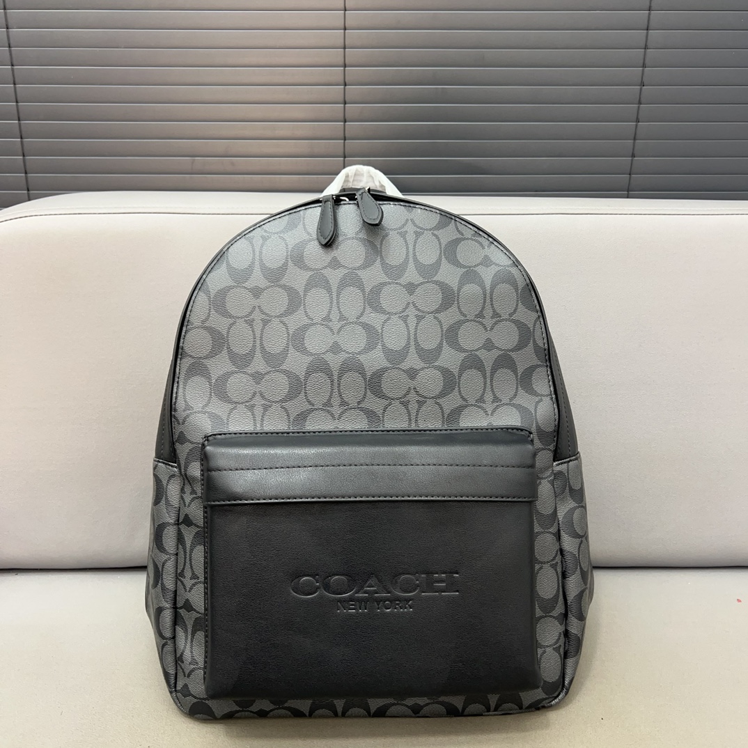 Beste Website für Replik
 Coach Taschen Rucksack Drucken Männer Lässig